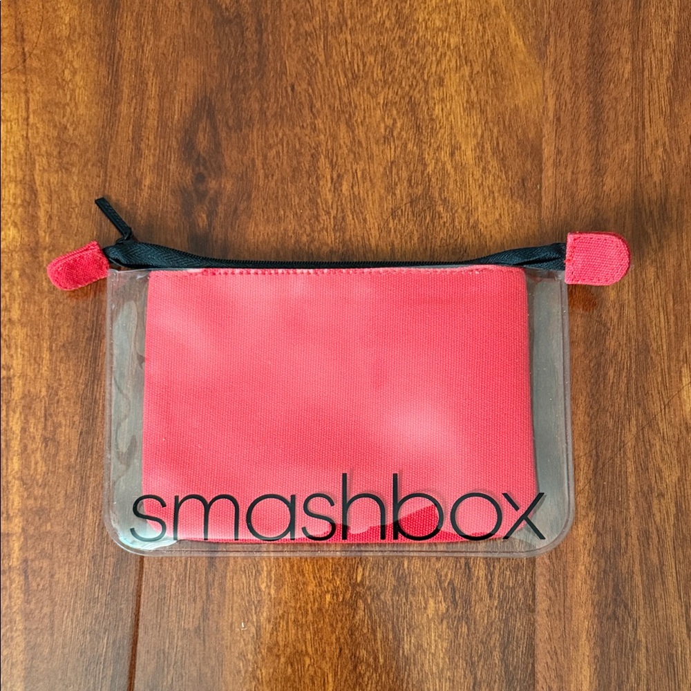 Smashbox Clear Pouch with Red Insert